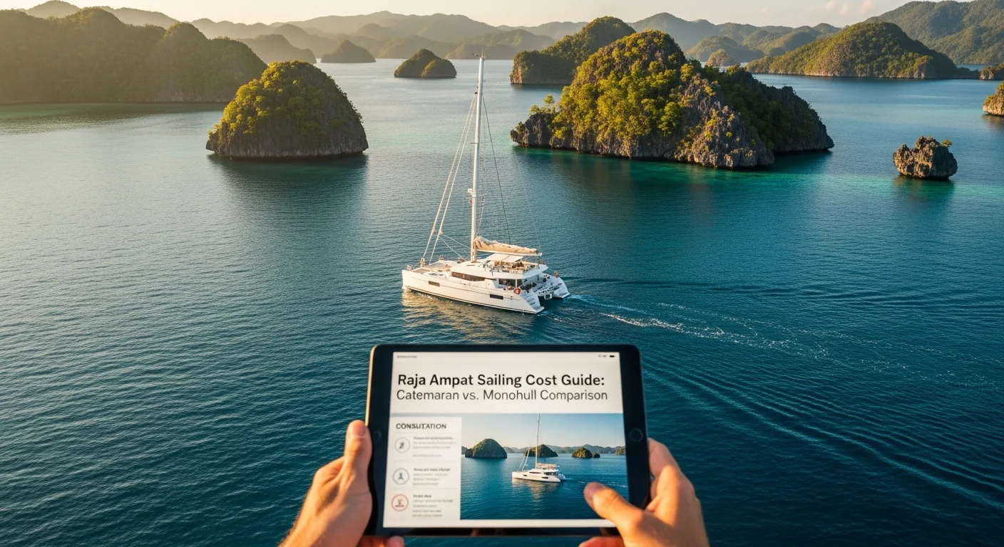 Sailing vs Yacht Charter Raja Ampat: Comparison, Cost, Style